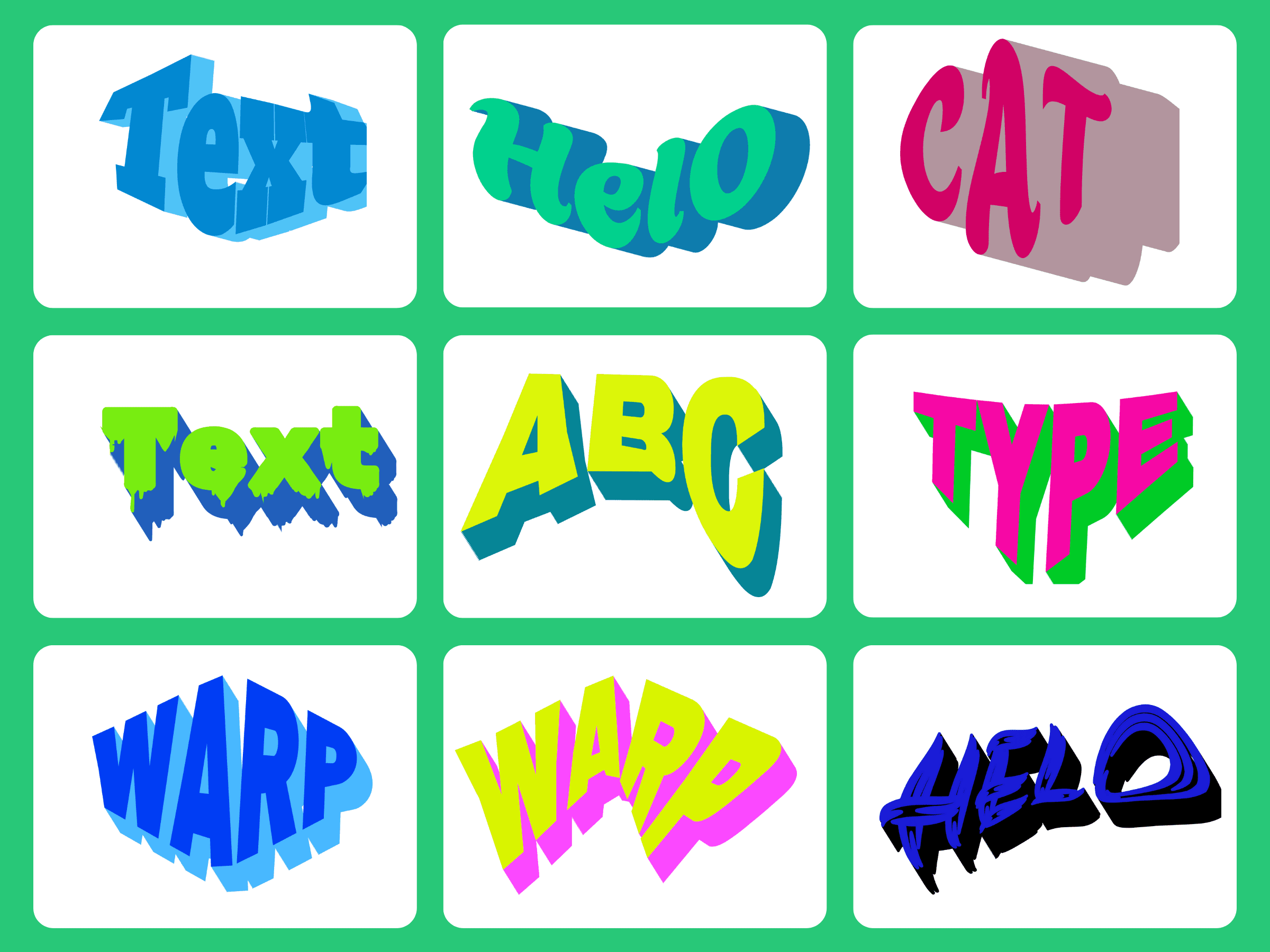 Larawan 2 ni Text Warp