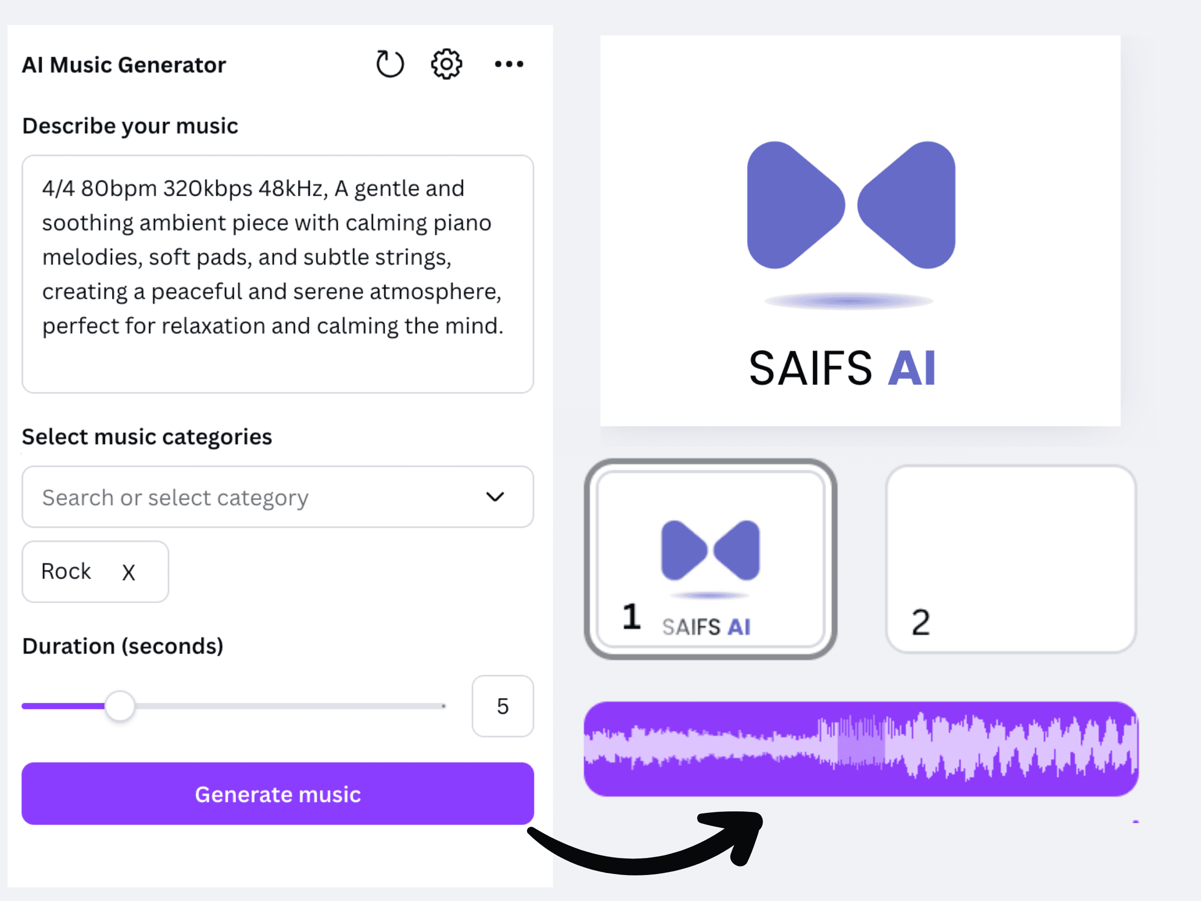 Larawan 2 ni AI Music Generator