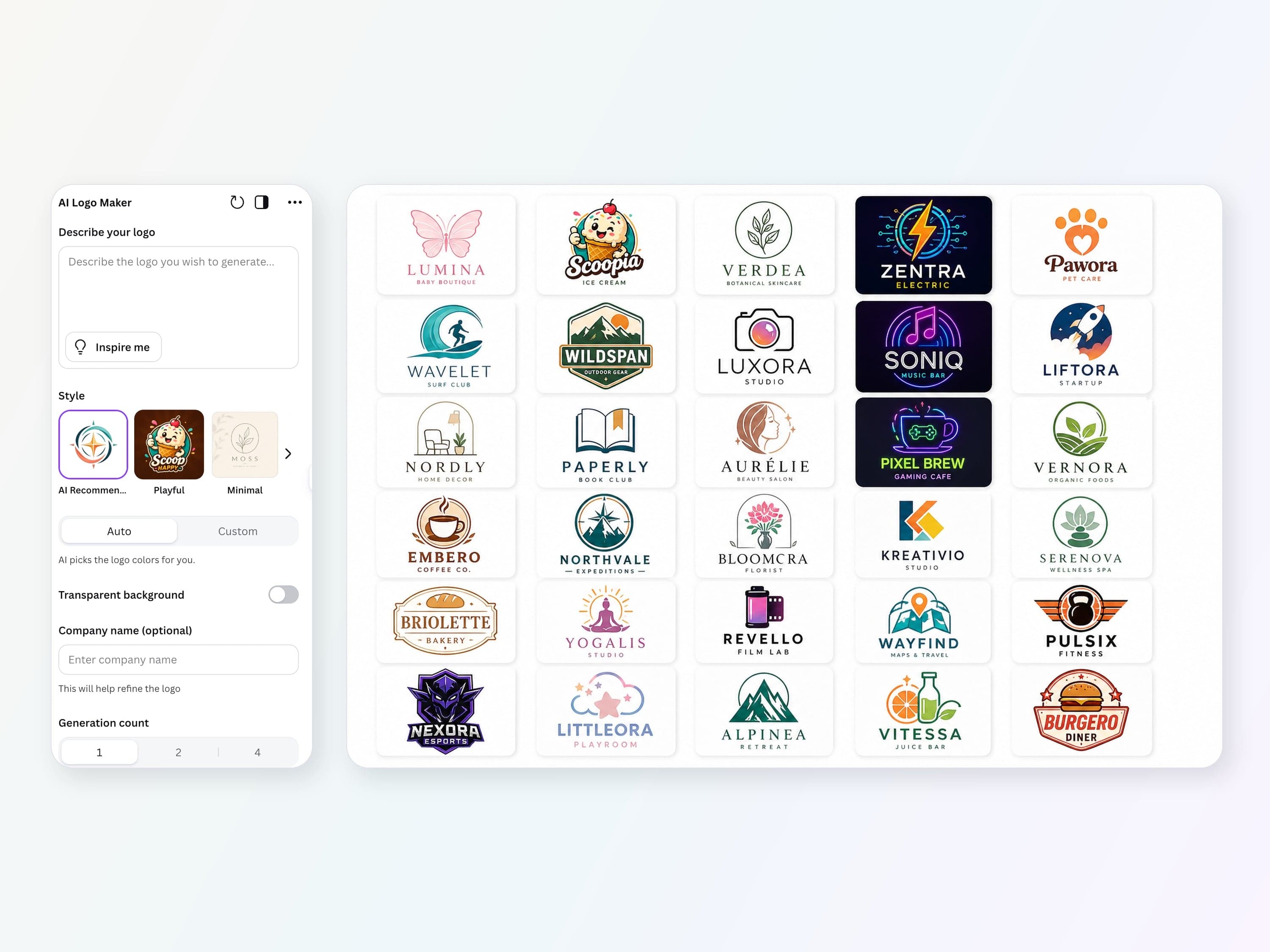 Larawan 1 ni AI Logo Maker